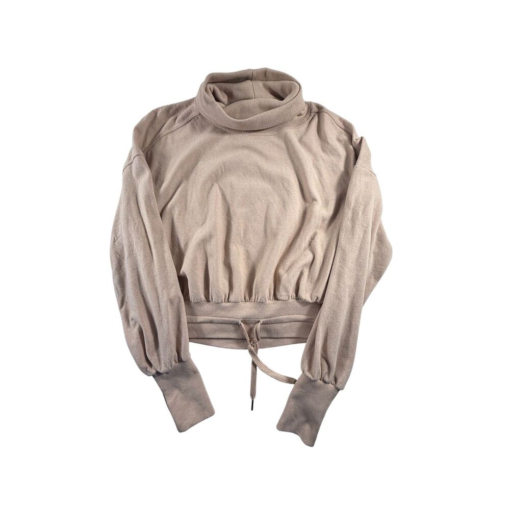 Sweaty Betty Cowl Neck Sweater Draw String Waist Size Small
